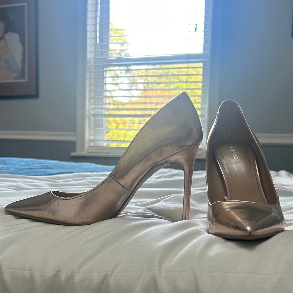 Elegant Metallic Heels